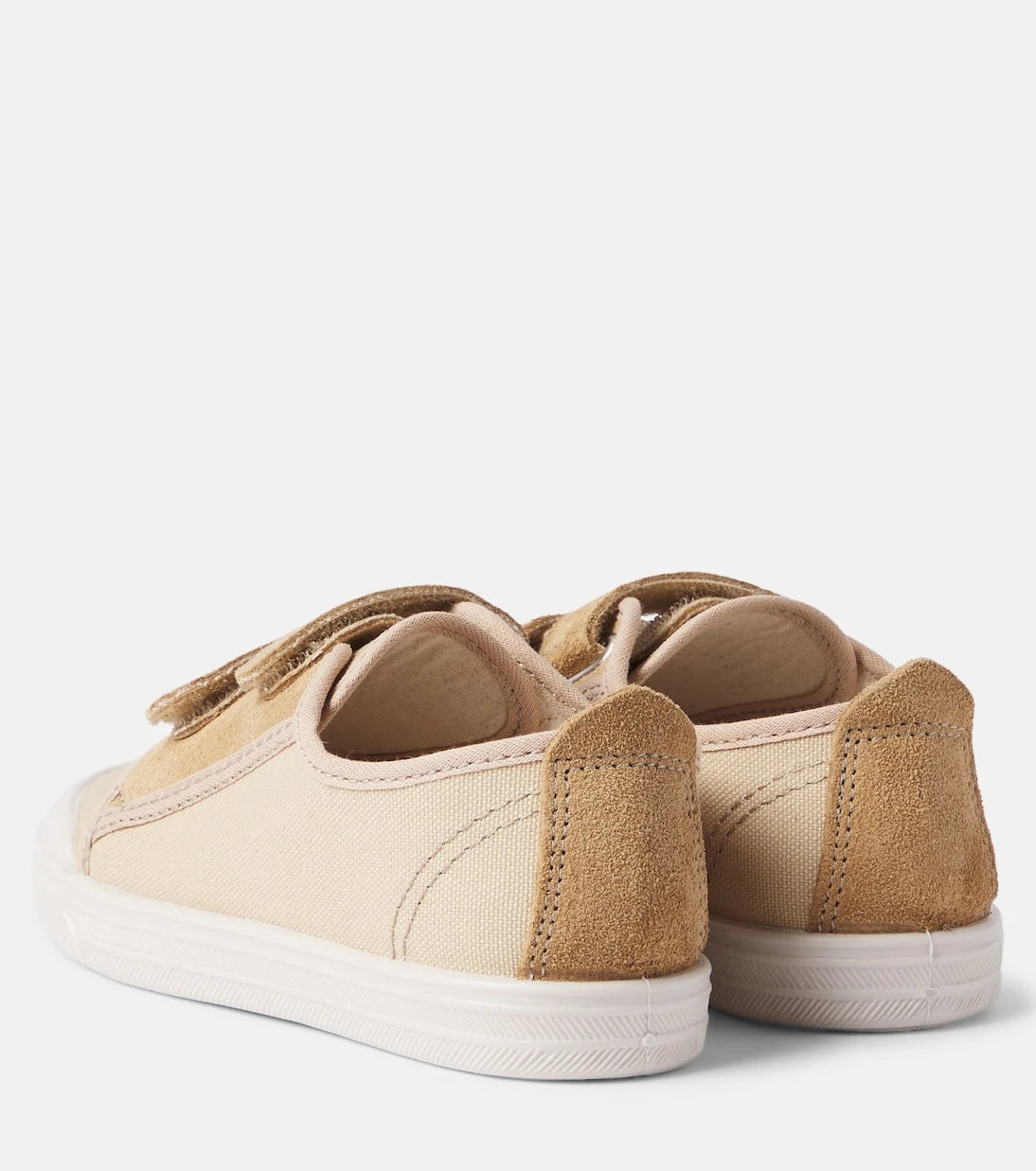 Il Gufo - Suede-trimmed canvas sneakers