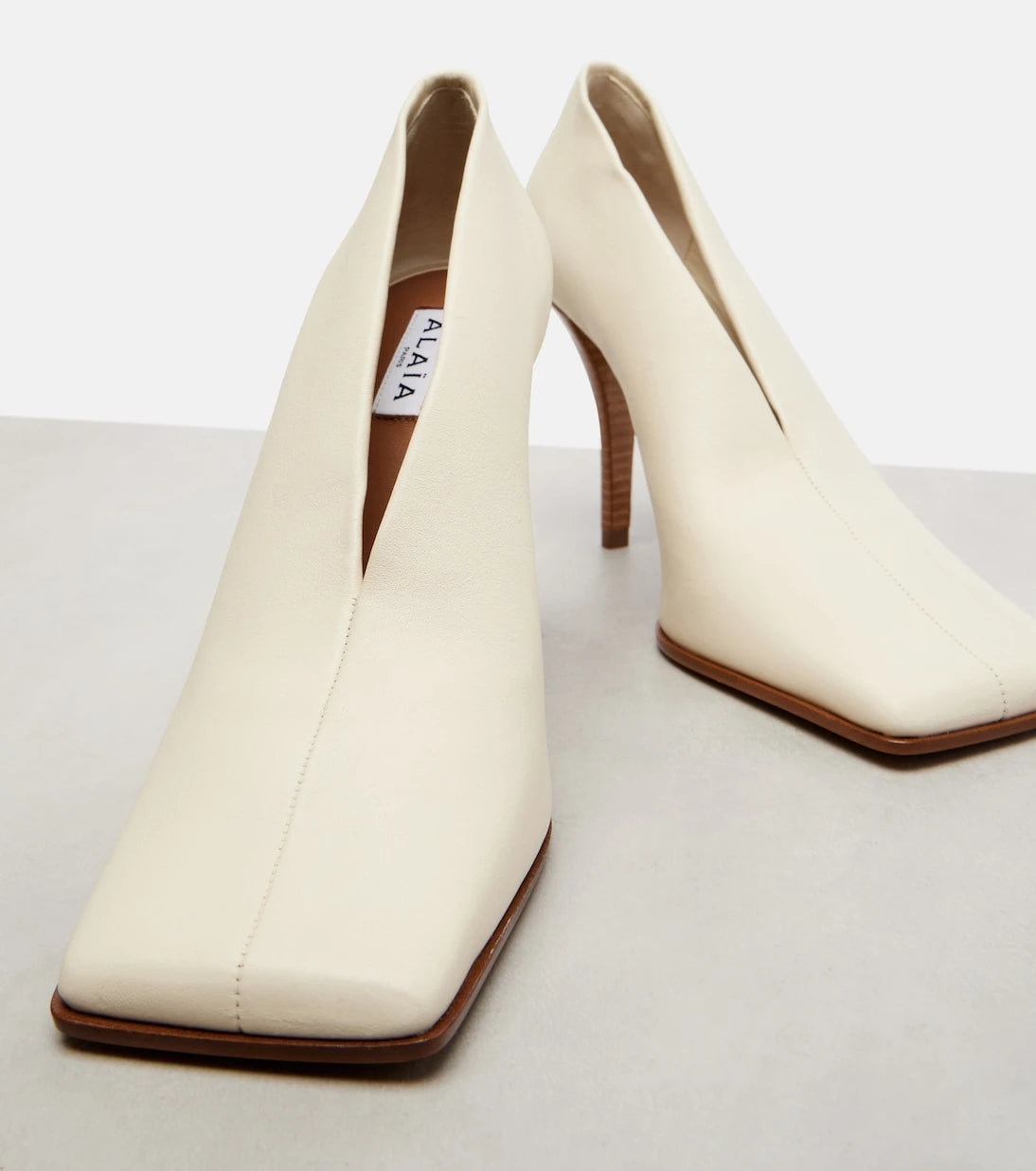Alaïa - 90 leather pumps