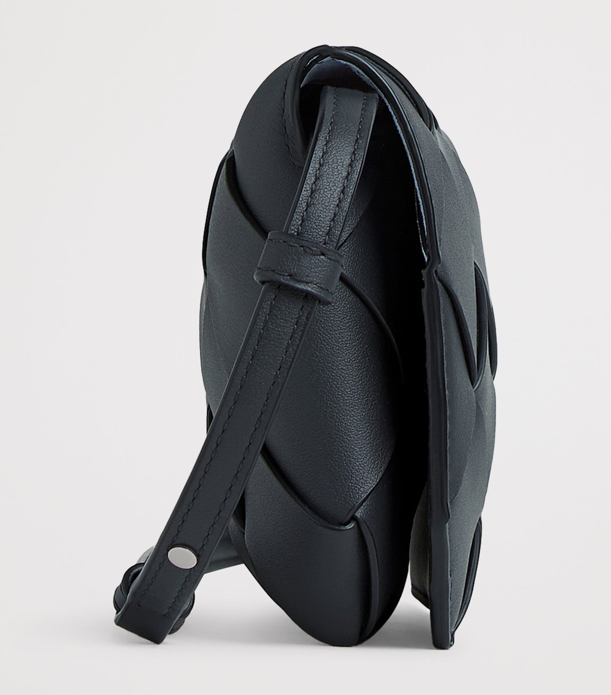 Intrecciato Leather Diago Phone Pouch