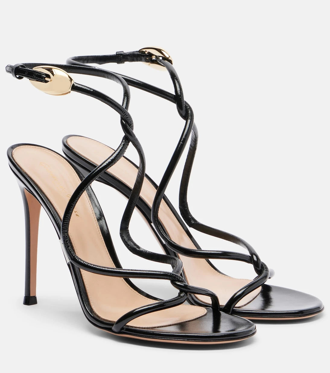 Gianvito Rossi - Jungle Mamba leather sandals