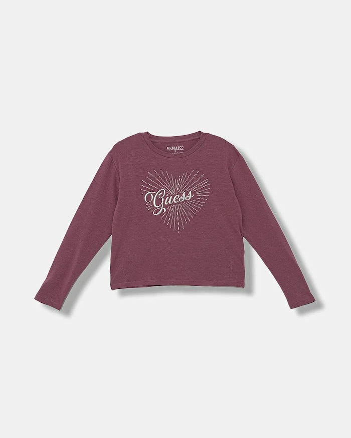 Детска блуза с дълги ръкави Guess