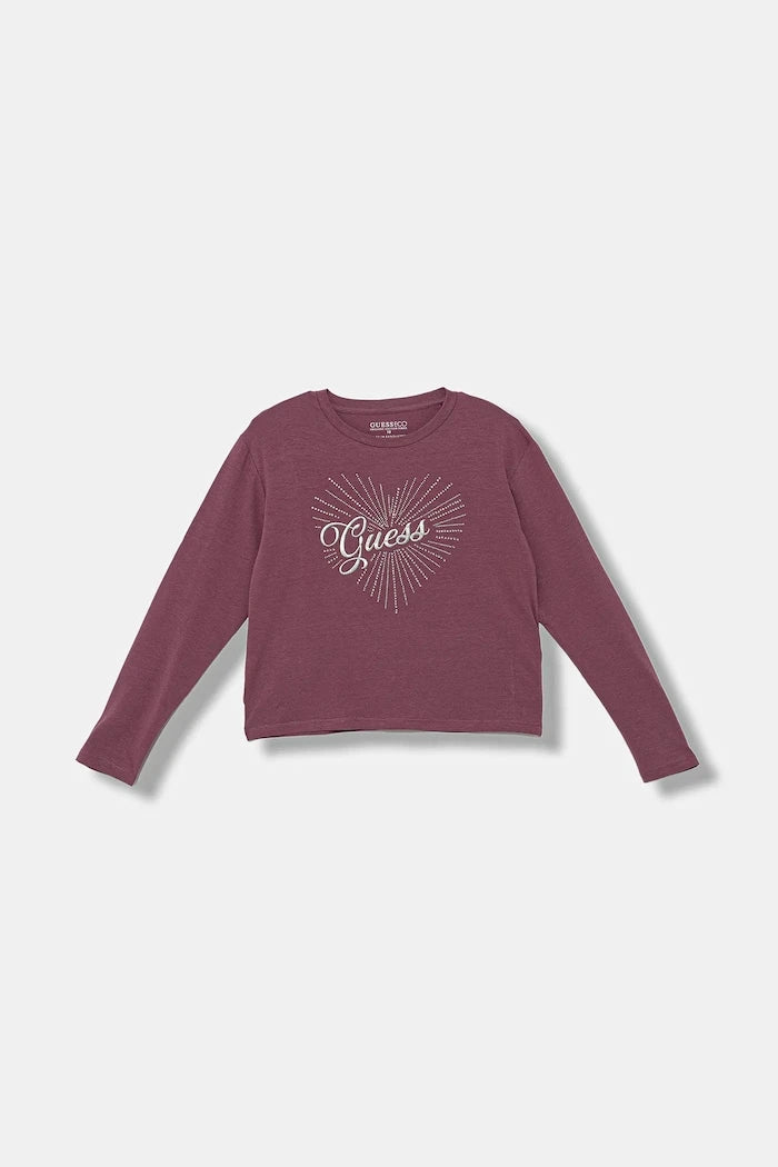 Детска блуза с дълги ръкави Guess