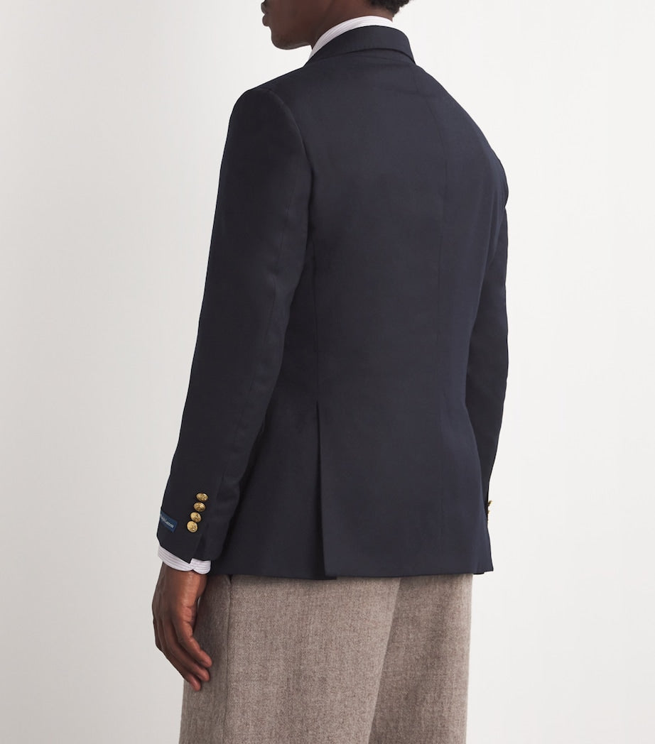 Polo Ralph Lauren Navy Wool Doeskin Blazer