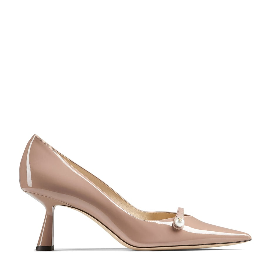 Jimmy Choo Pink Rosalia 65 Patent Leather Pumps