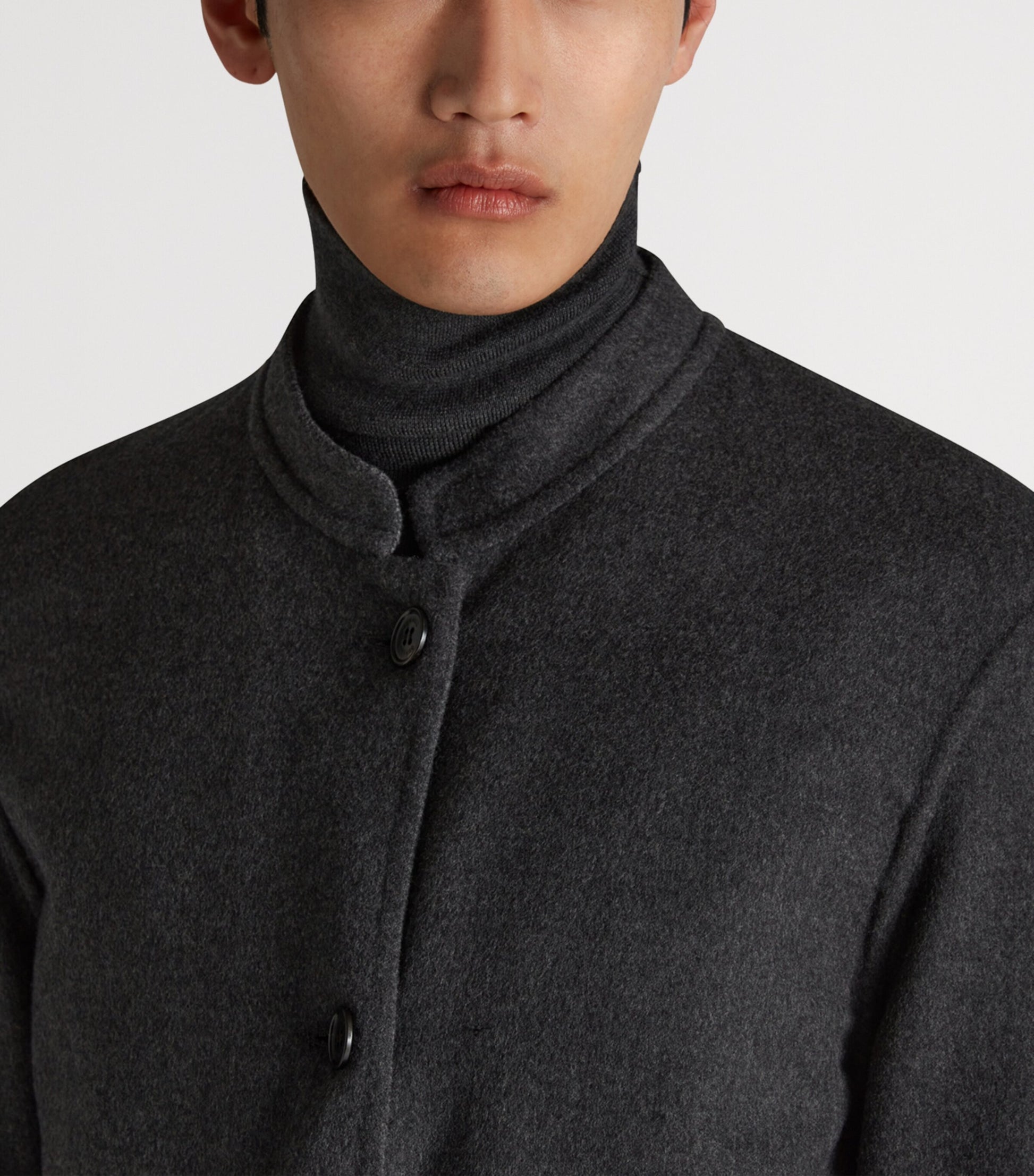 Dunhill Grey Wool Reversible Double-Faced Driving Jacket