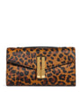 Demellier Multi Leopard-Effect Calf Hair Vancouver Clutch