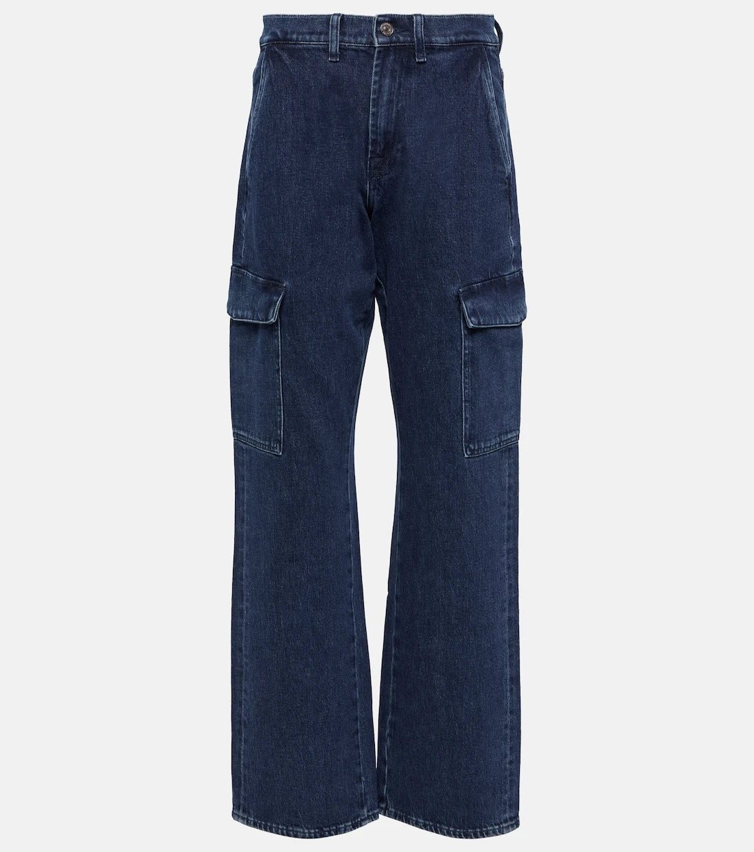 7 For All Mankind - Tess Cargo high-rise straight jeans