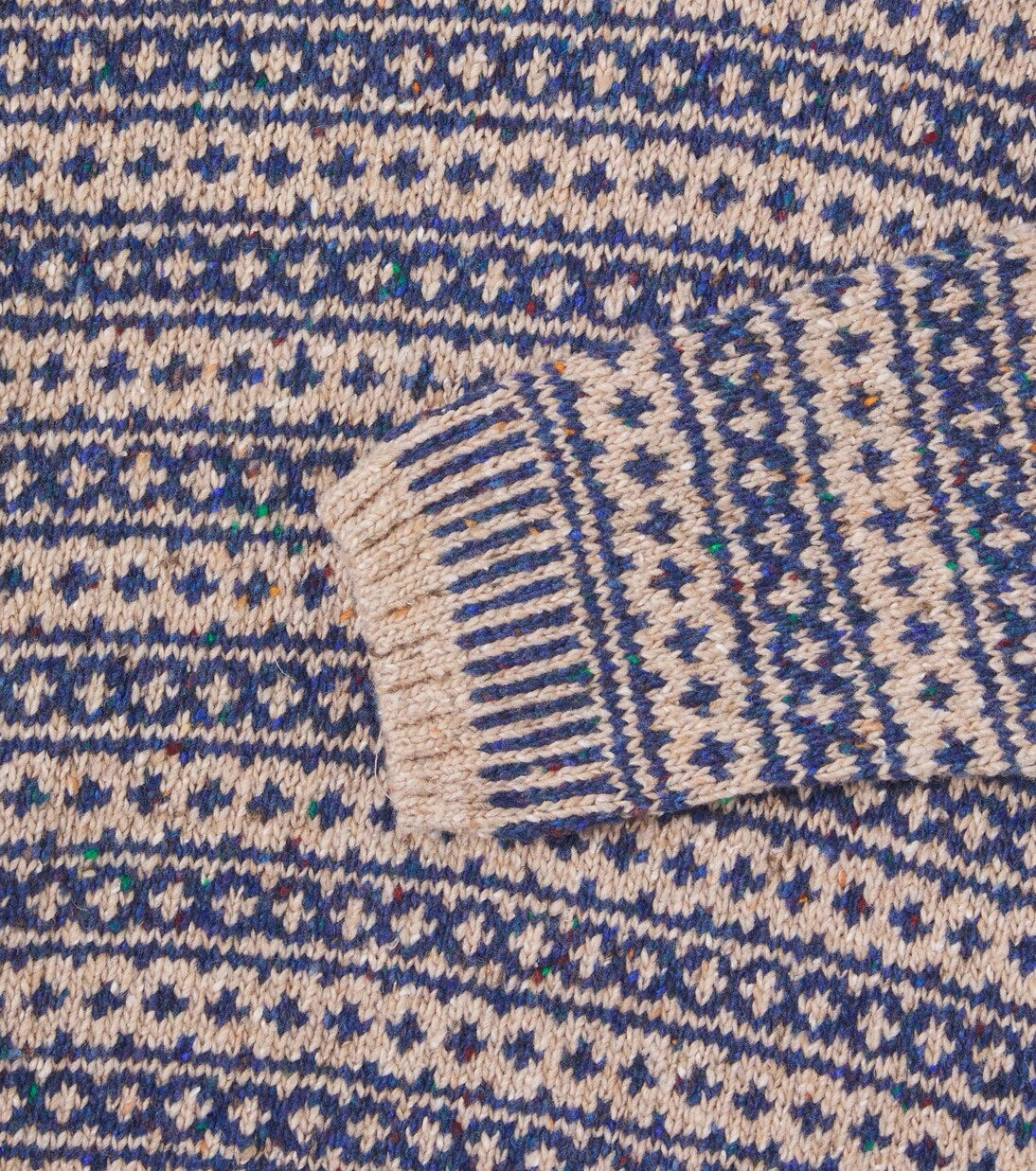 La Coqueta - Austen Fair Isle wool-blend sweater