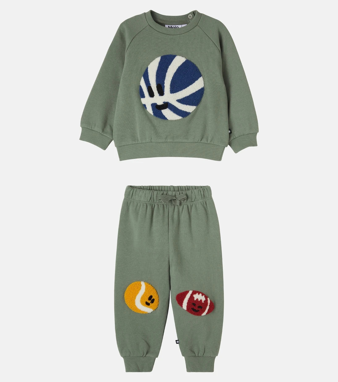 Molo - Baby Disc sweatshirt and Simeon sweatpants set