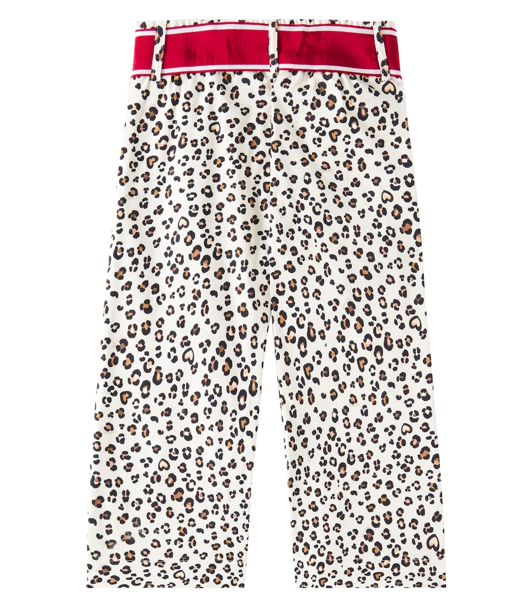 Monnalisa - Leopard-print cotton-blend pants