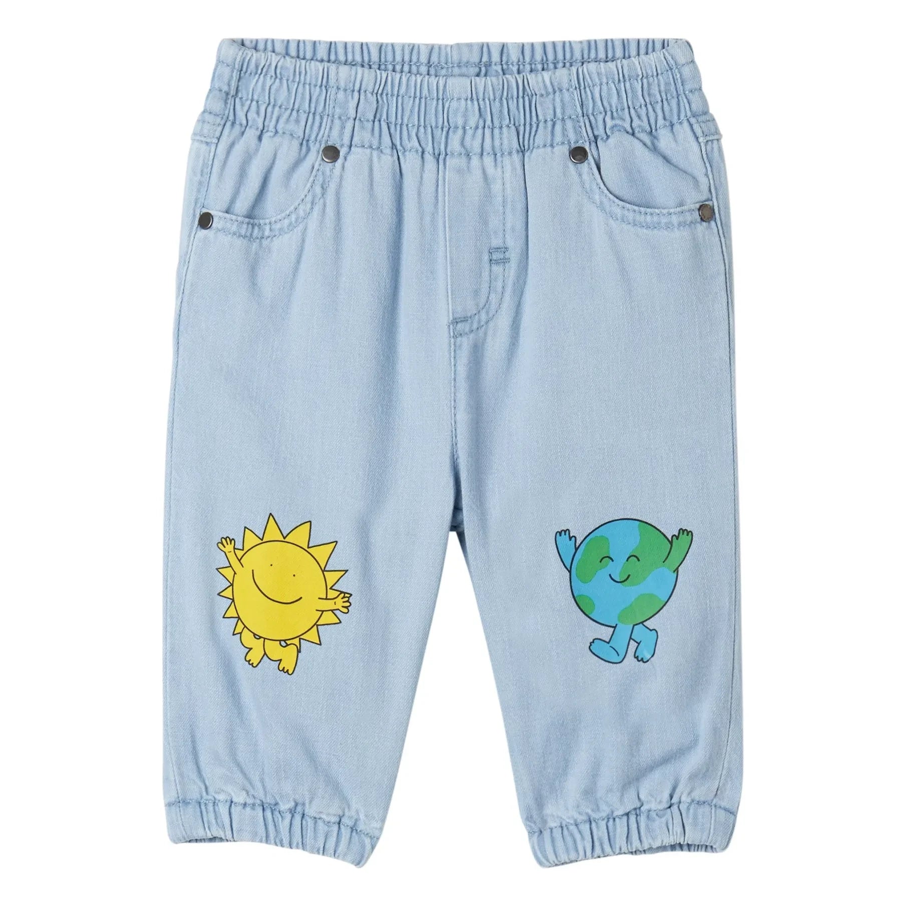 Stella McCartney Kids - Denim Soleil pants | Denim bleached