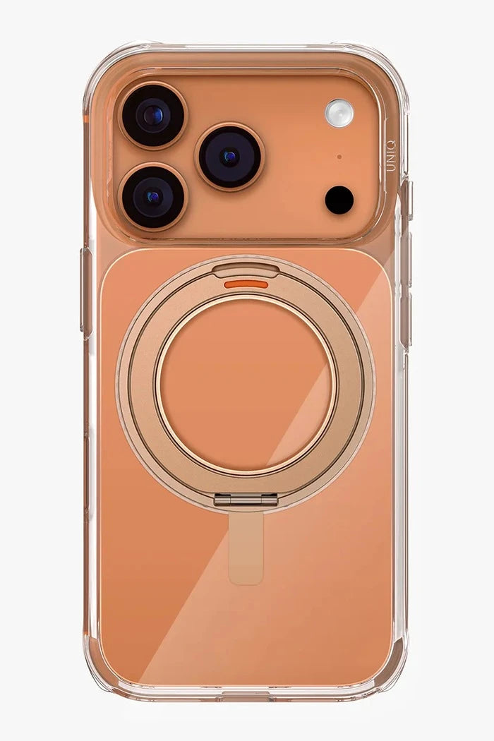 UNIQ iPhone 17 Pro Yerleşik Manyetik Halkalı Telefon Kılıfı