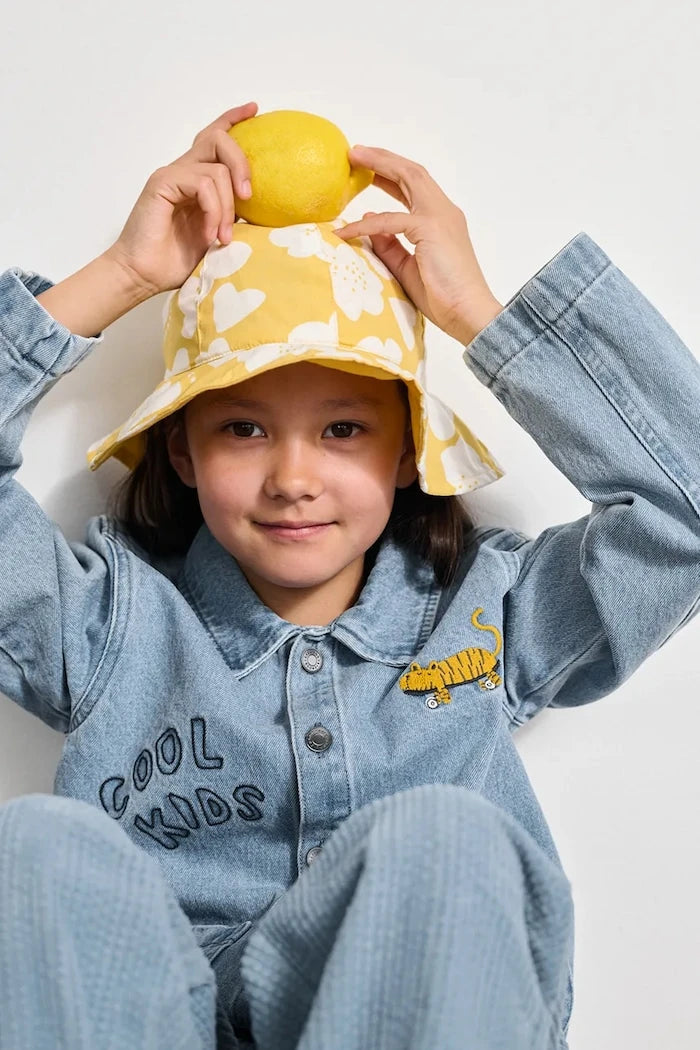 Çocuk pamuklu çift taraflı şapka Liewood Amelia Reversible Sun Hat
