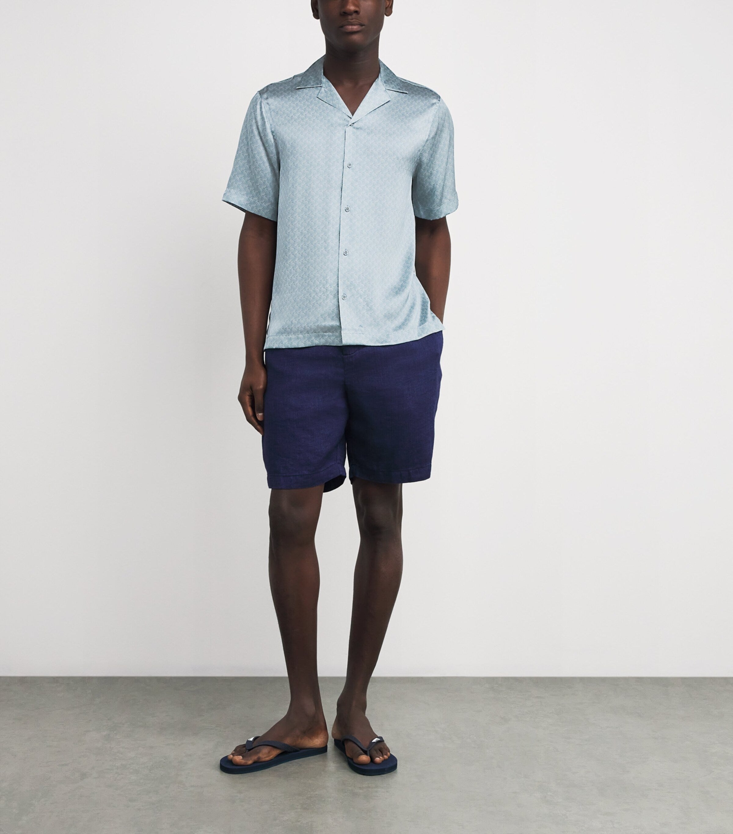 Frescobol Carioca Silk Printed Roberto Shirt