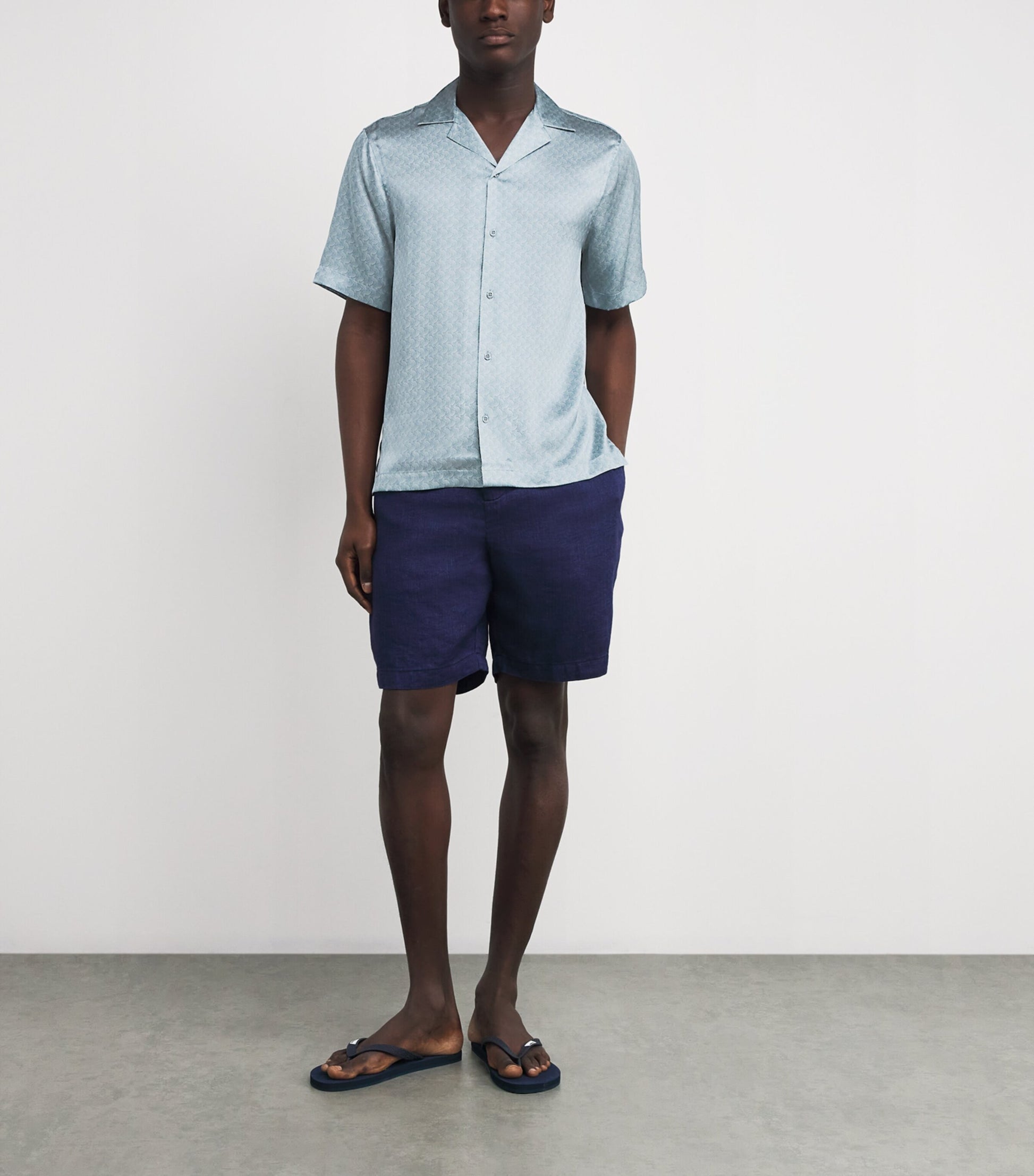 Frescobol Carioca Silk Printed Roberto Shirt