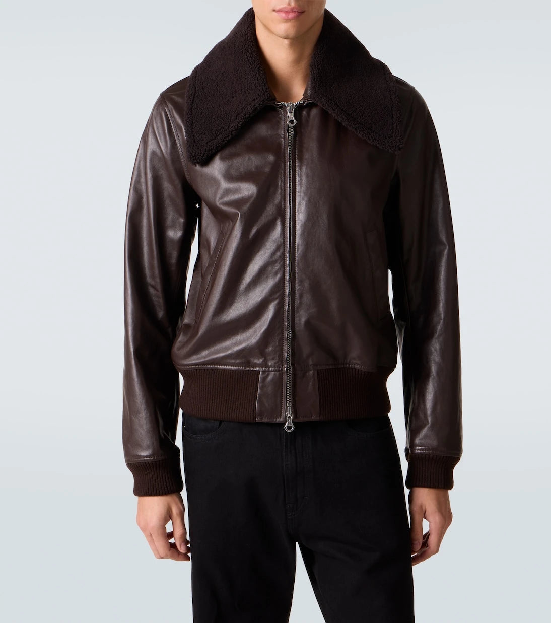 Our Legacy - Pharos leather bomber jacket