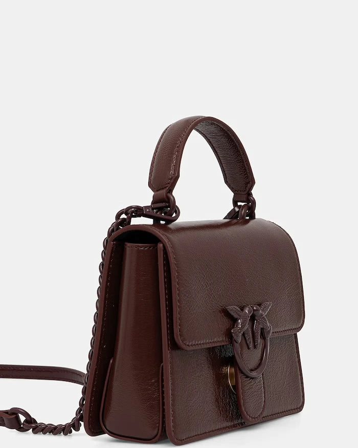 Pinko kadın deri crossbody çanta