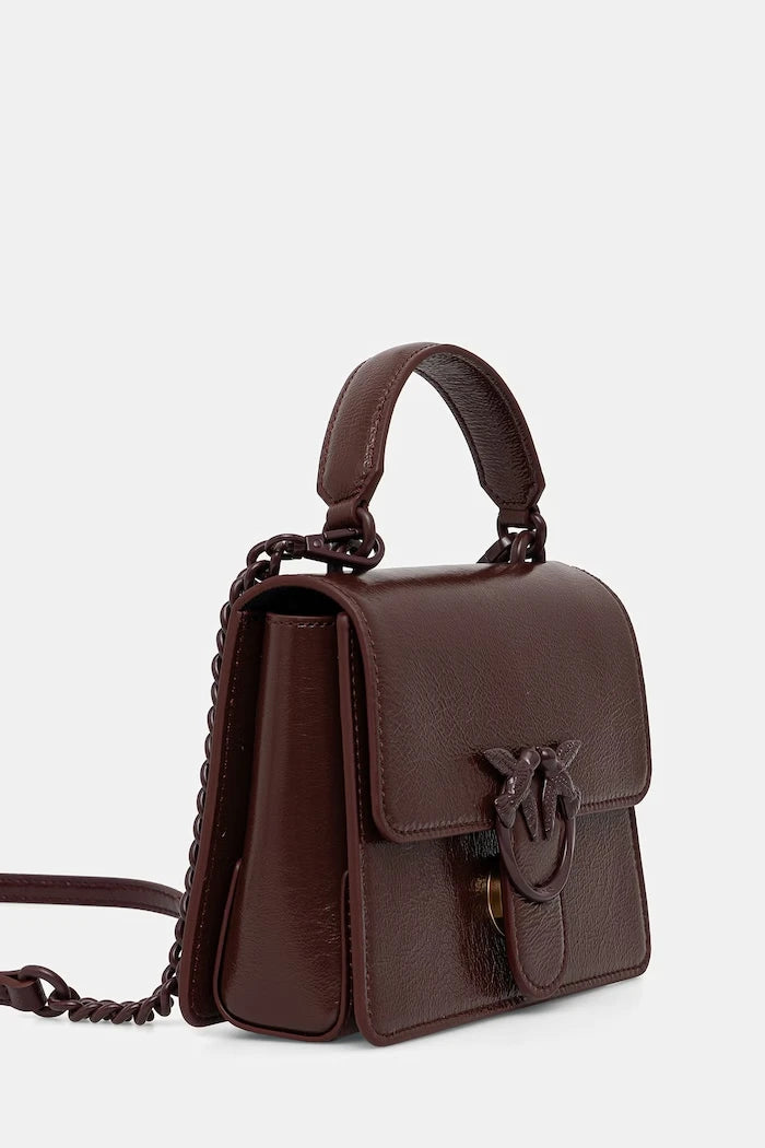 Pinko чанта crossbody дамска от кожа