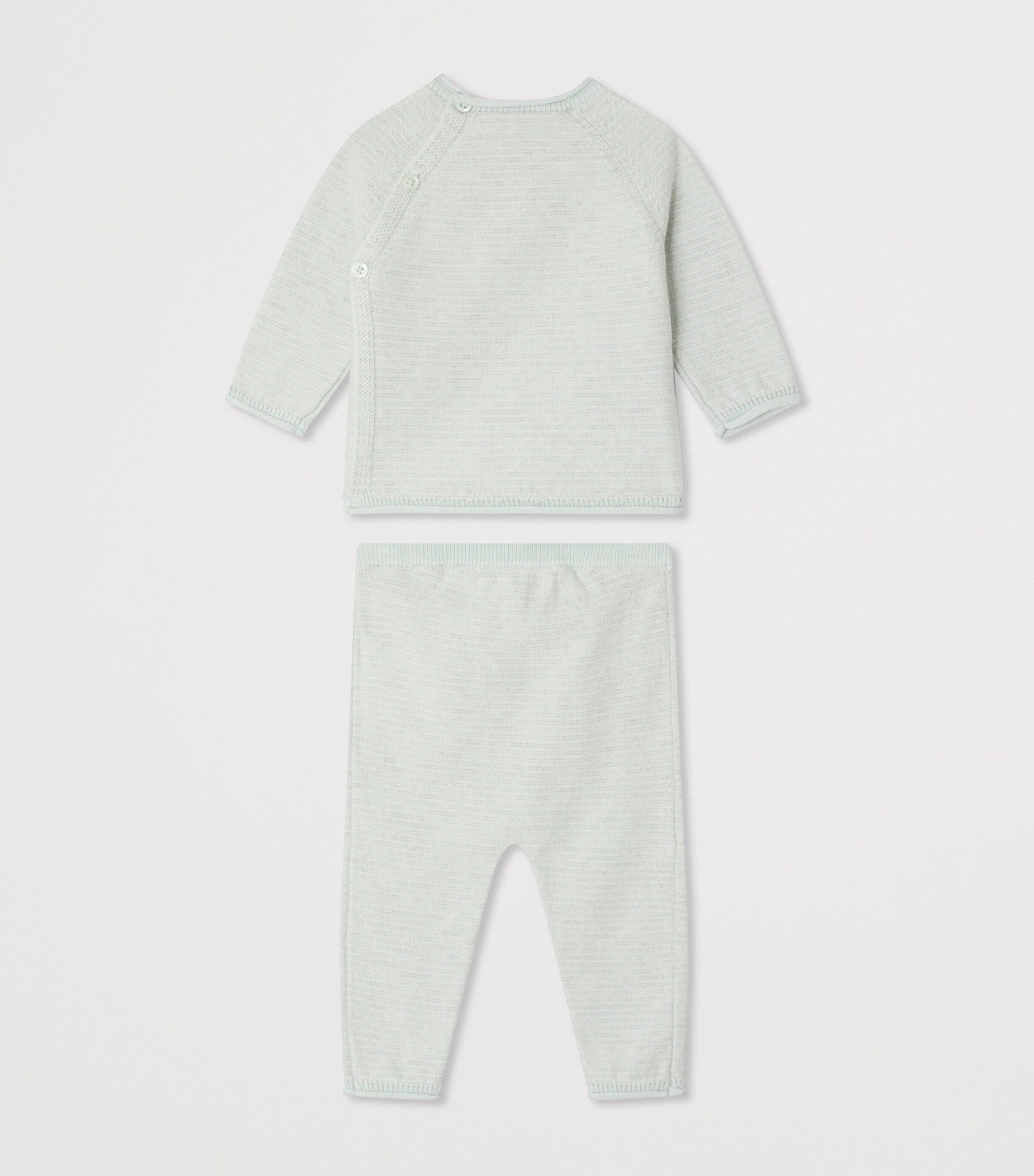 Cotton-Cashmere Top and Trousers Set (1-18 Months)