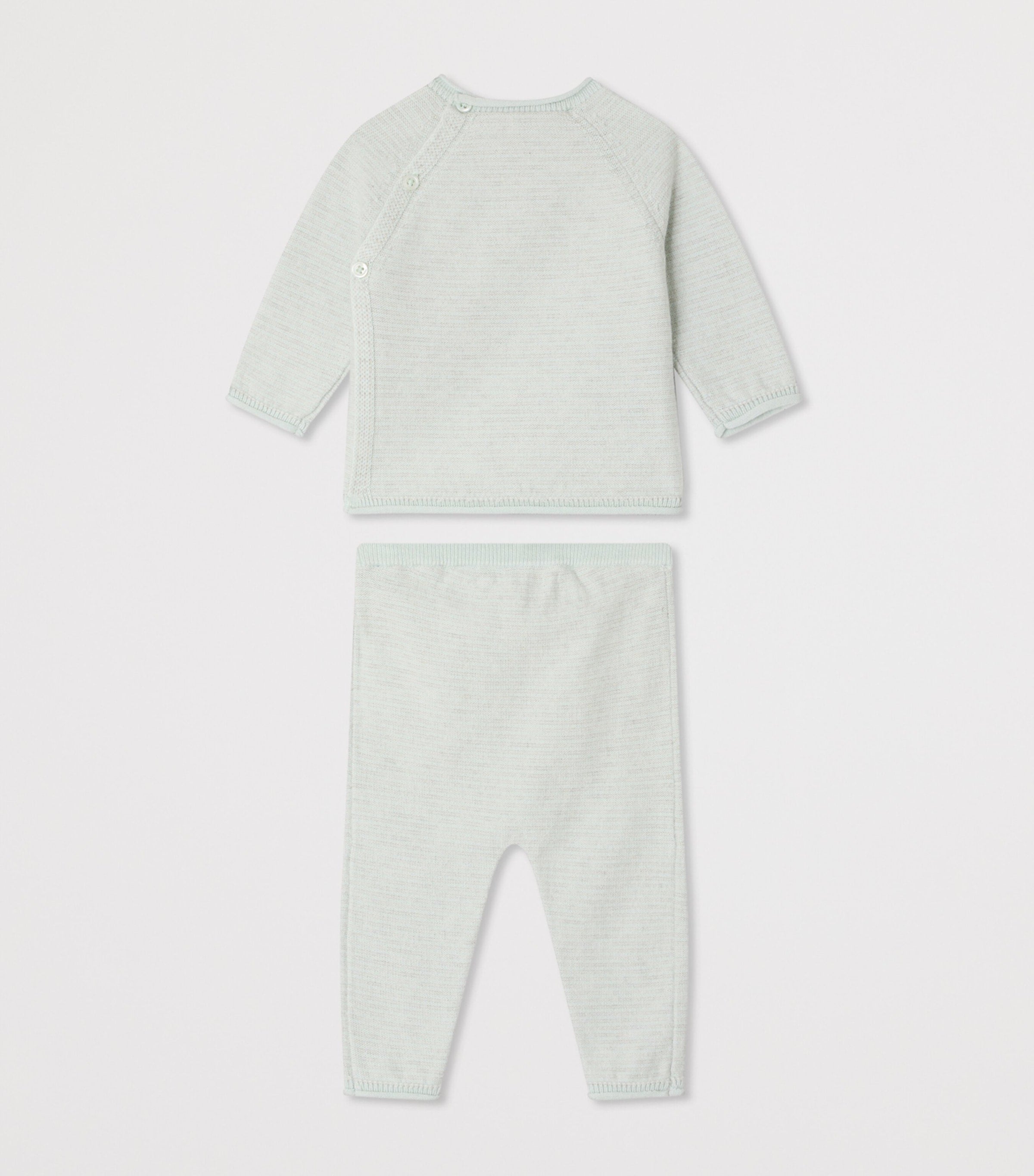 Cotton-Cashmere Top and Trousers Set (1-18 Months)