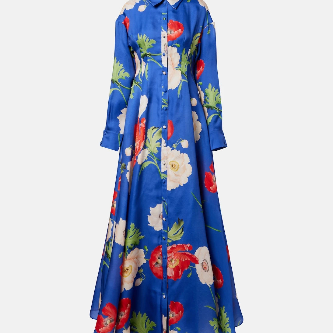 Leo Lin - Josephine floral silk gown