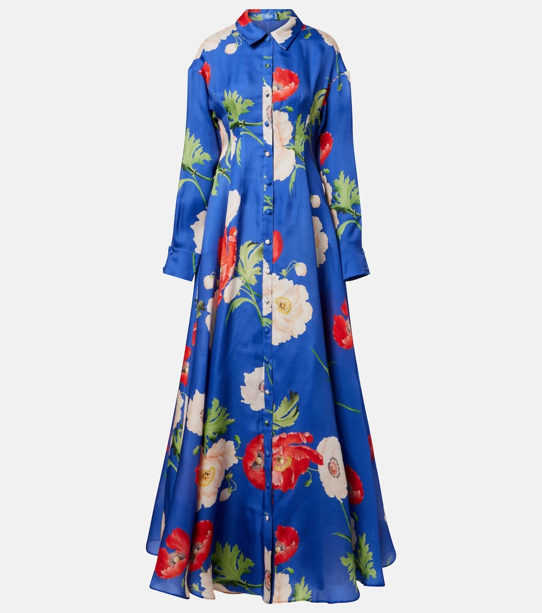 Leo Lin - Josephine floral silk gown