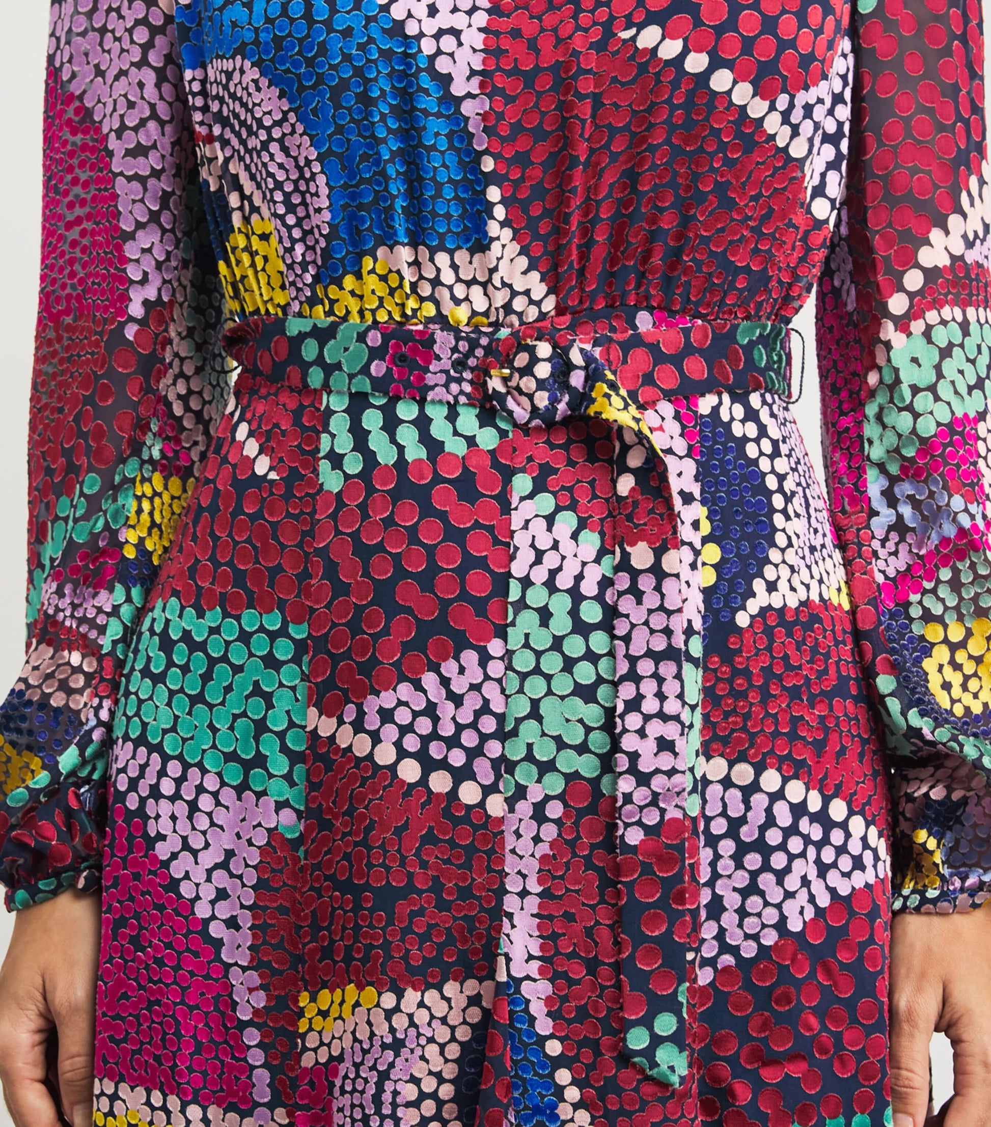 Silk Jacqui B Midi Dress