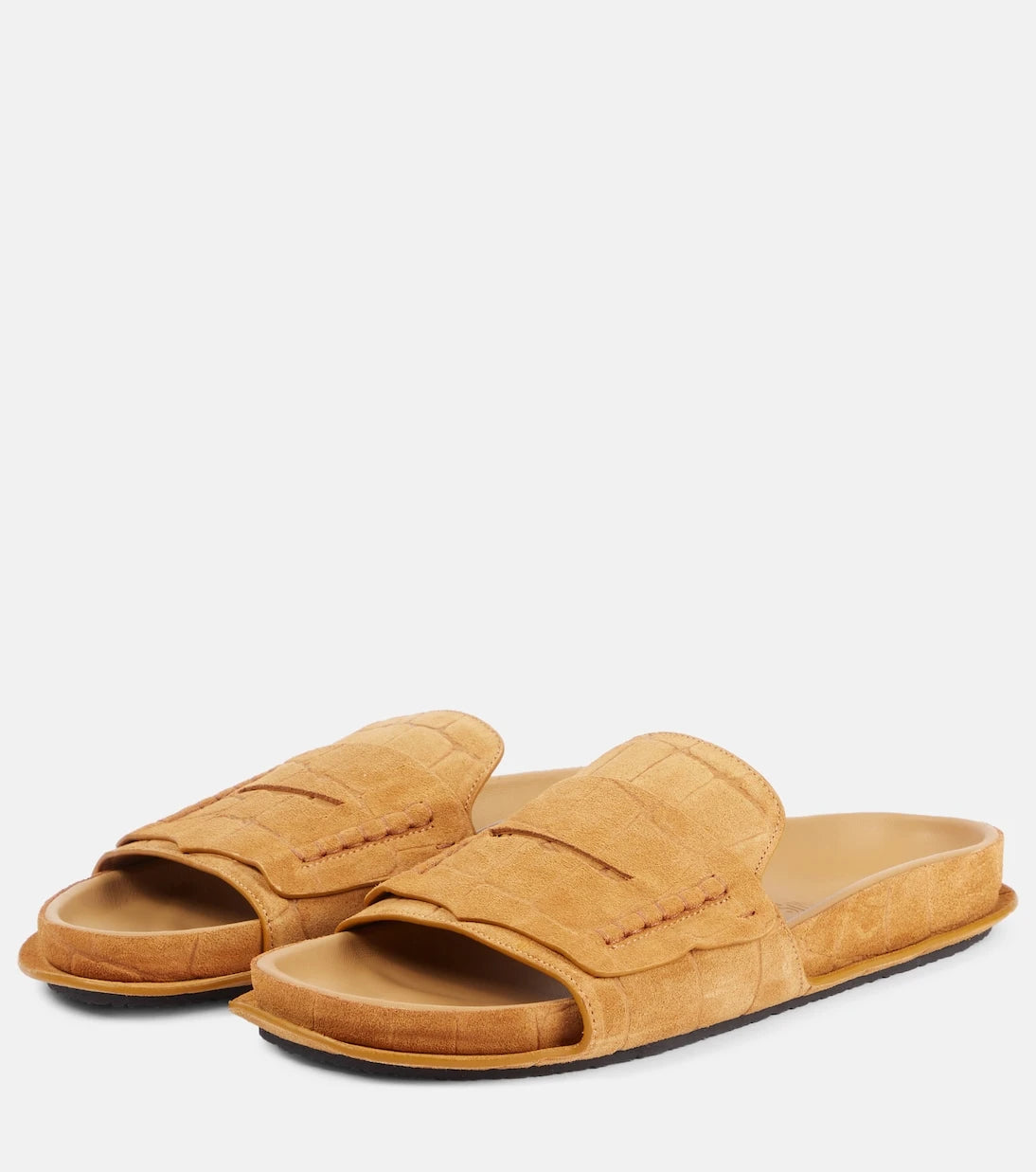 Jacquemus - Mocassin suede slides