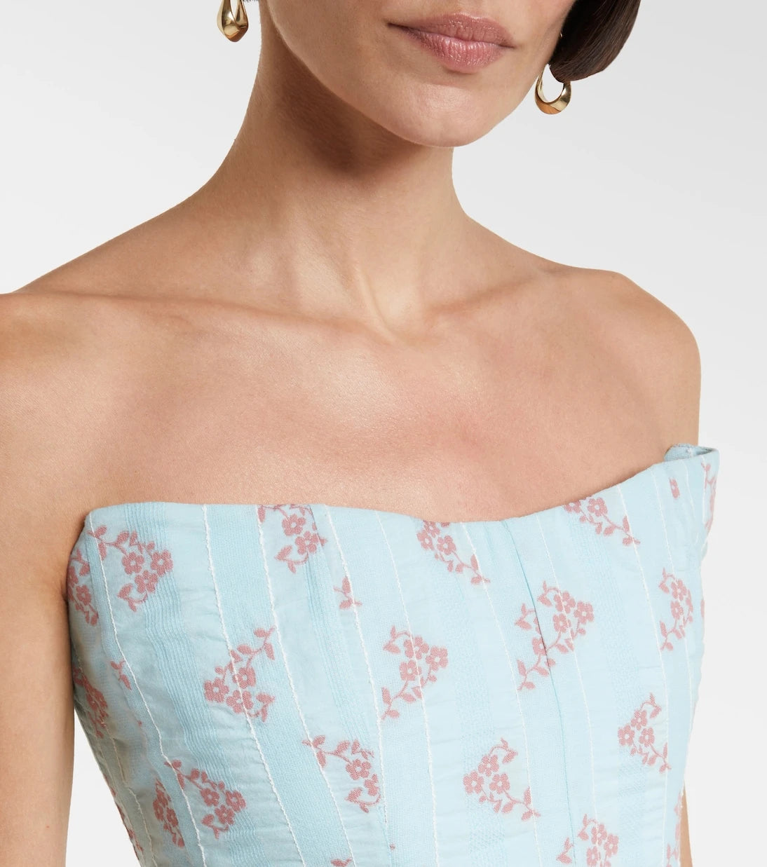 Markarian - Rousseau floral cotton-blend midi dress