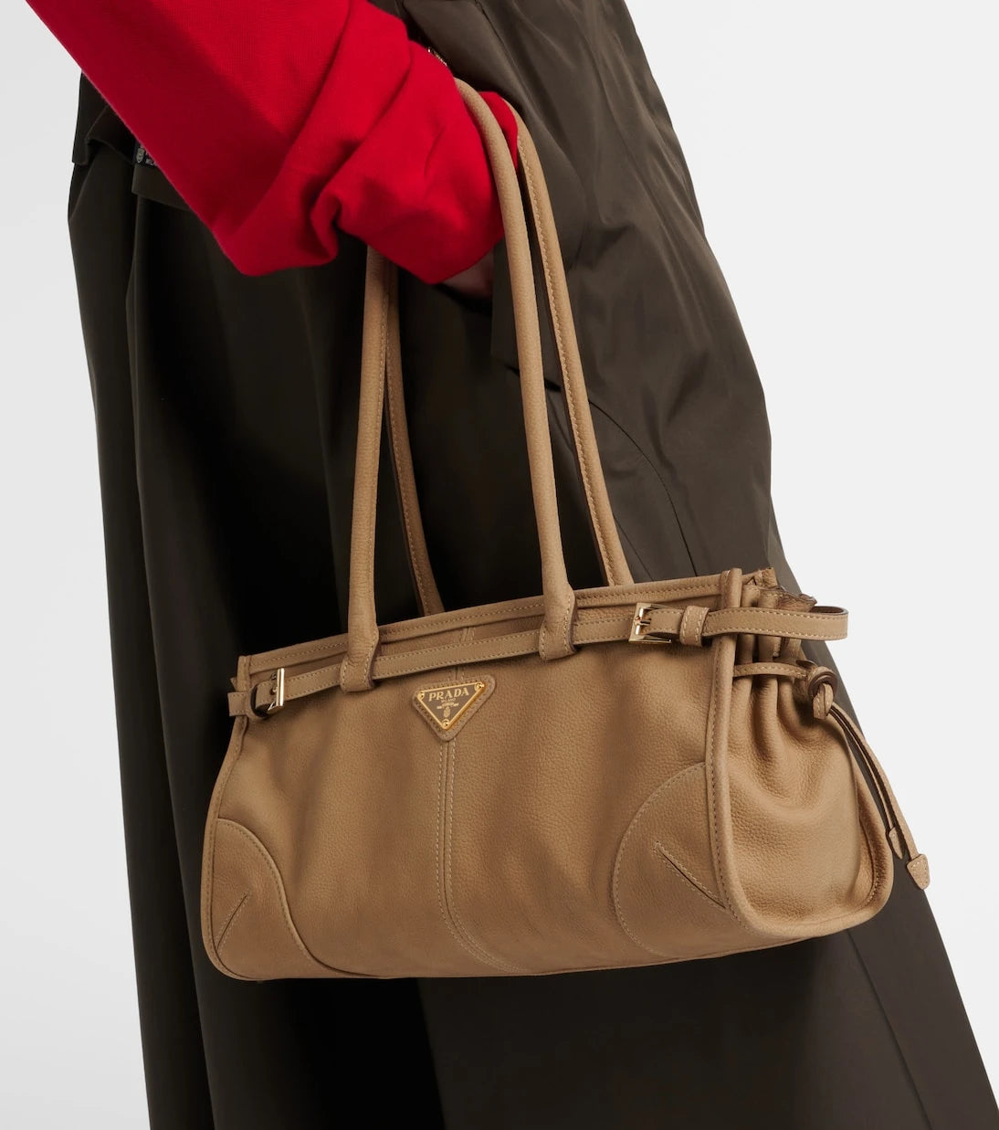 Prada - Prada Bonnie Medium leather shoulder bag