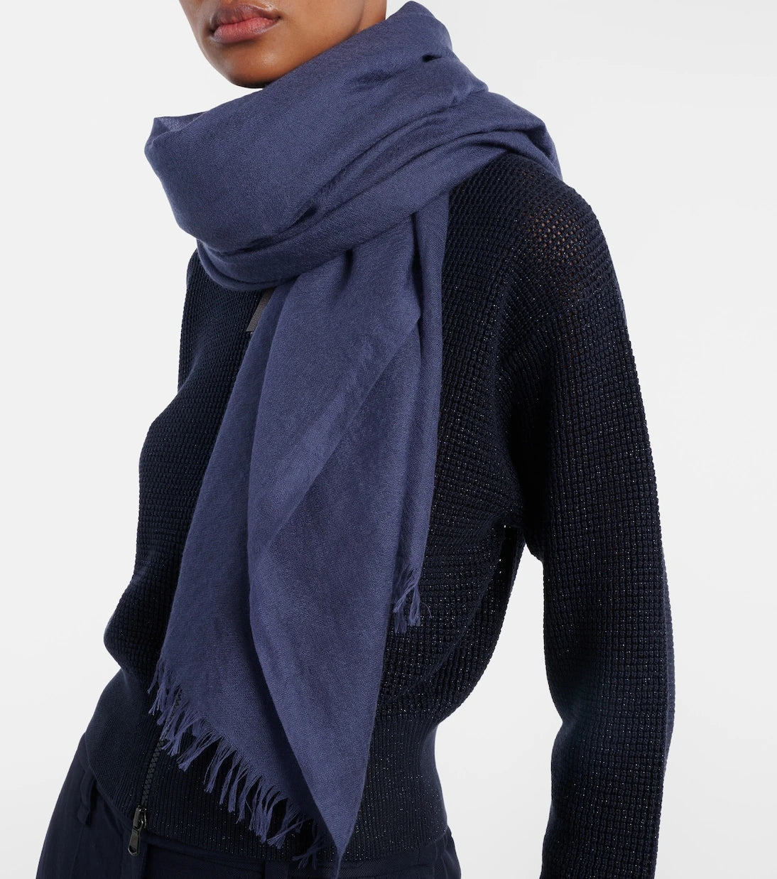 Brunello Cucinelli - Cashmere and silk scarf