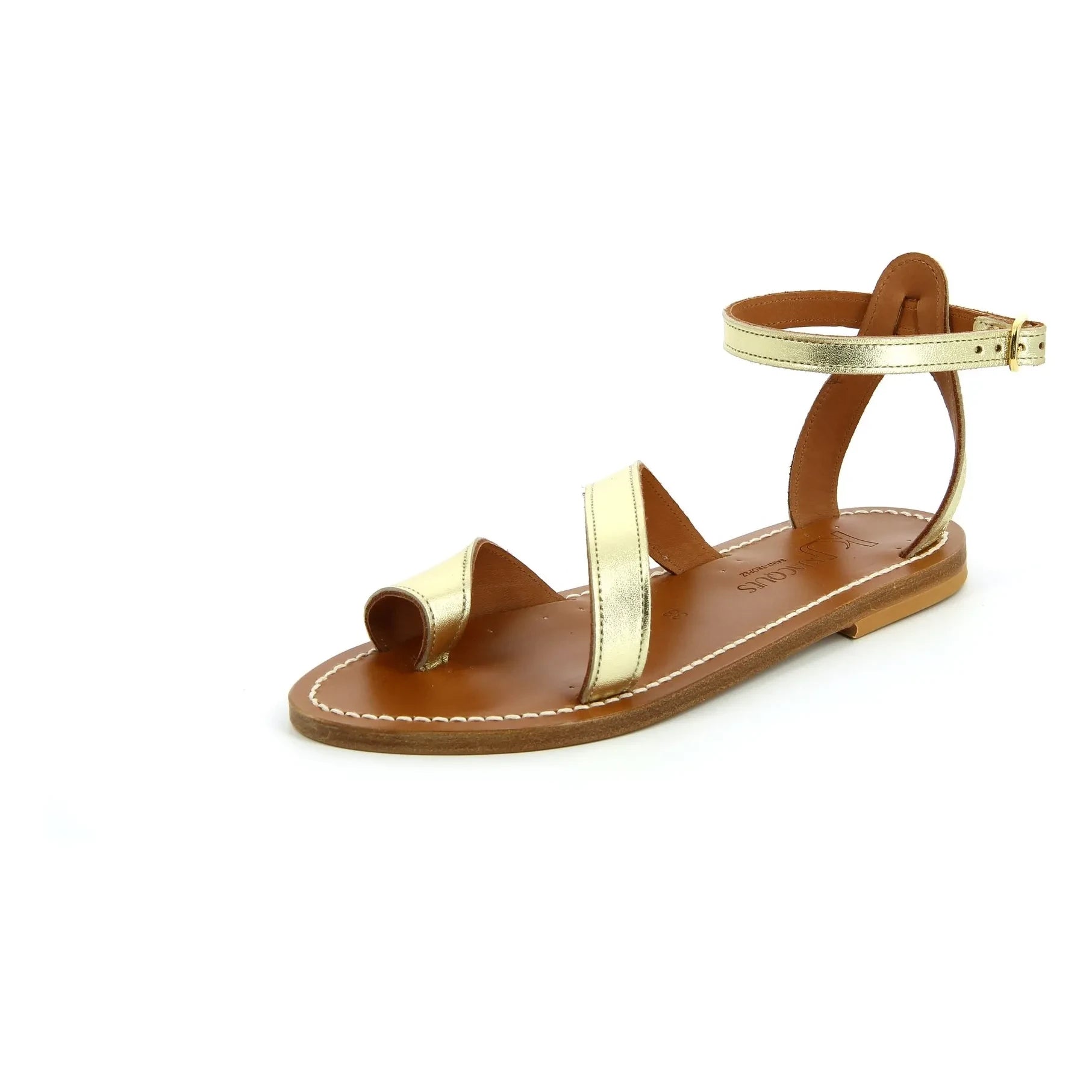 K.Jacques - Anaelle Lamé sandals | Gold