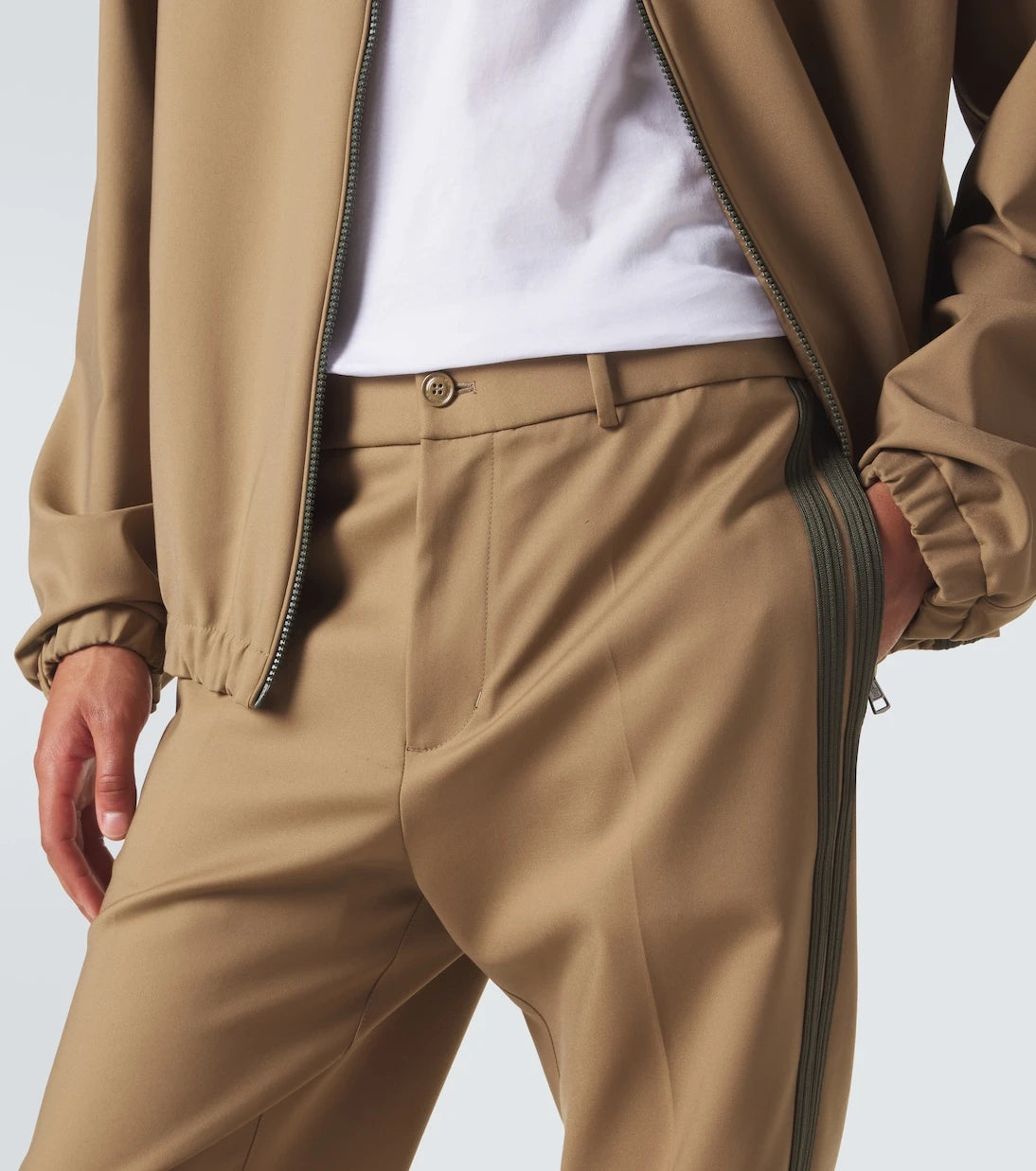 Moncler - Cotton-blend straight pants