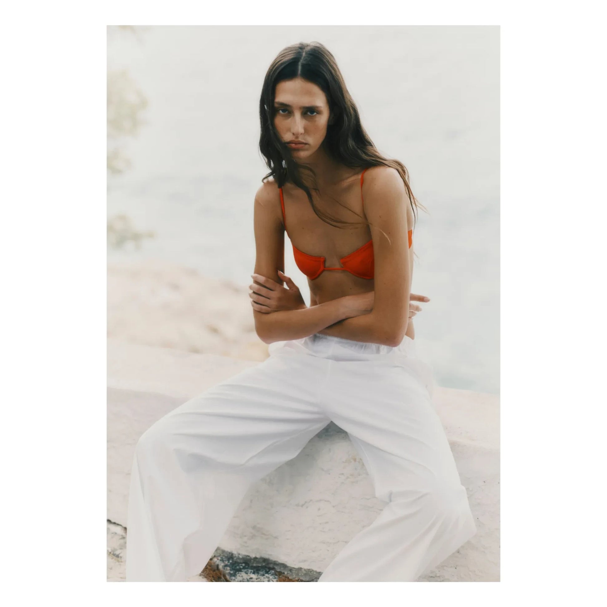 Vanessa Sposi - Cotton Casual Pants | Ivory