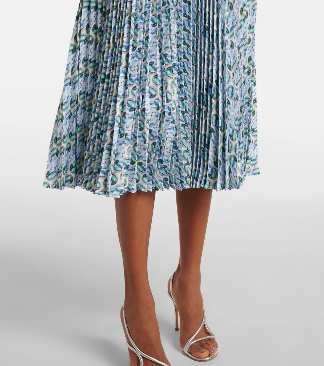 Tory Burch - Printed twill midi dress