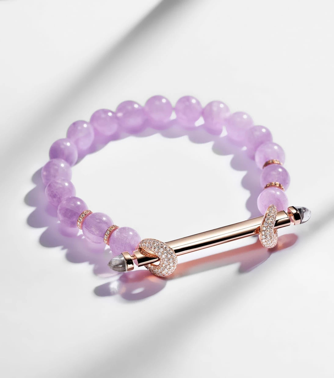 Ananya - Chakra 18kt rose gold bracelet with gemstones