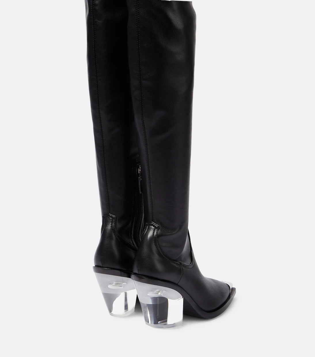 David Koma - Logo over-the-knee boots