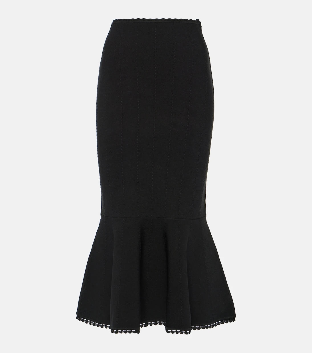 Victoria Beckham - VB Body scalloped midi skirt