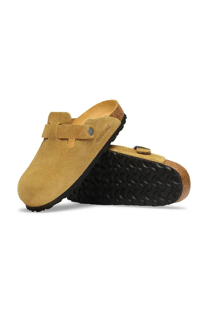Birkenstock Kadın Süet Terlik Boston Soft Footbed Suede Leather