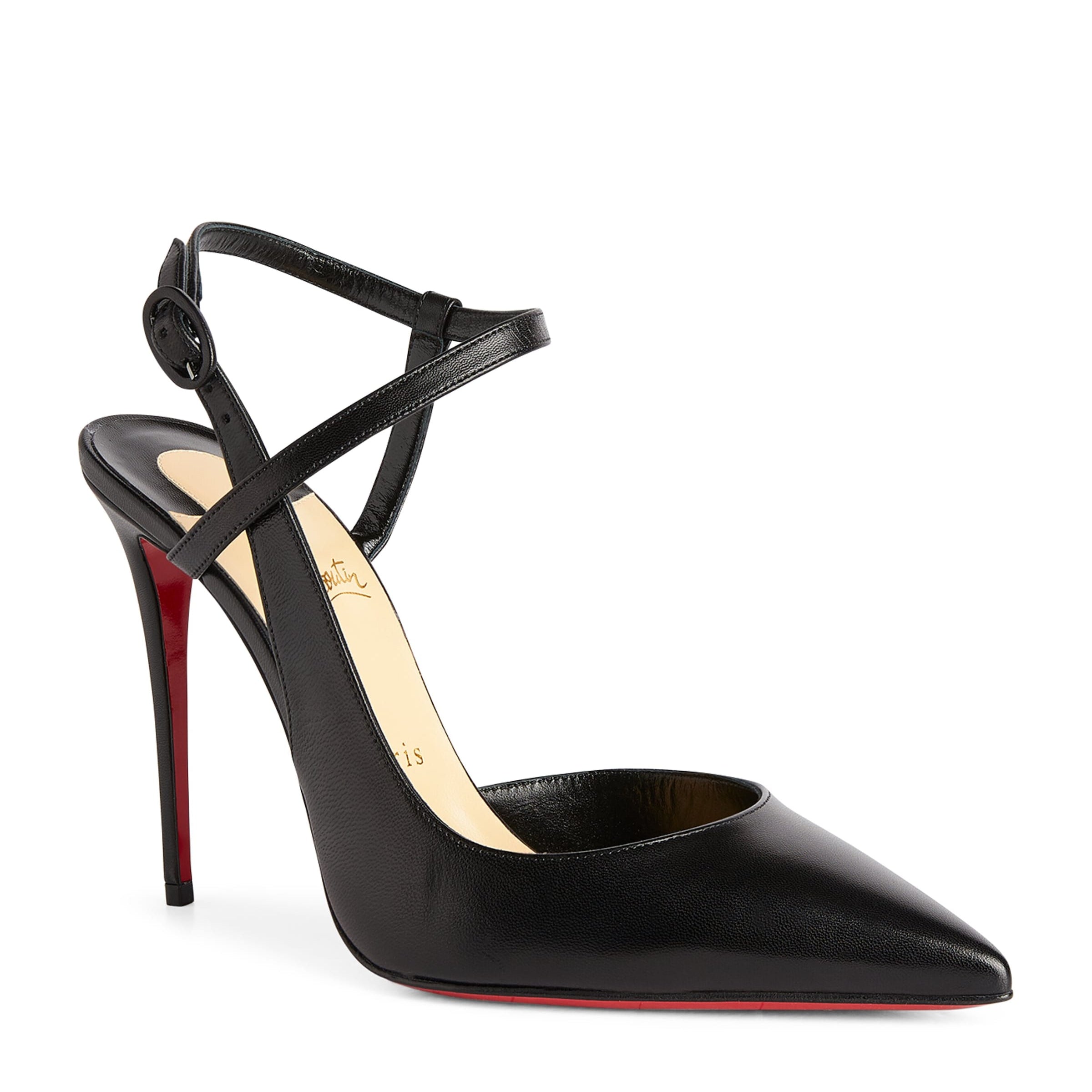Christian Louboutin Black Jenlove Leather Pumps 100