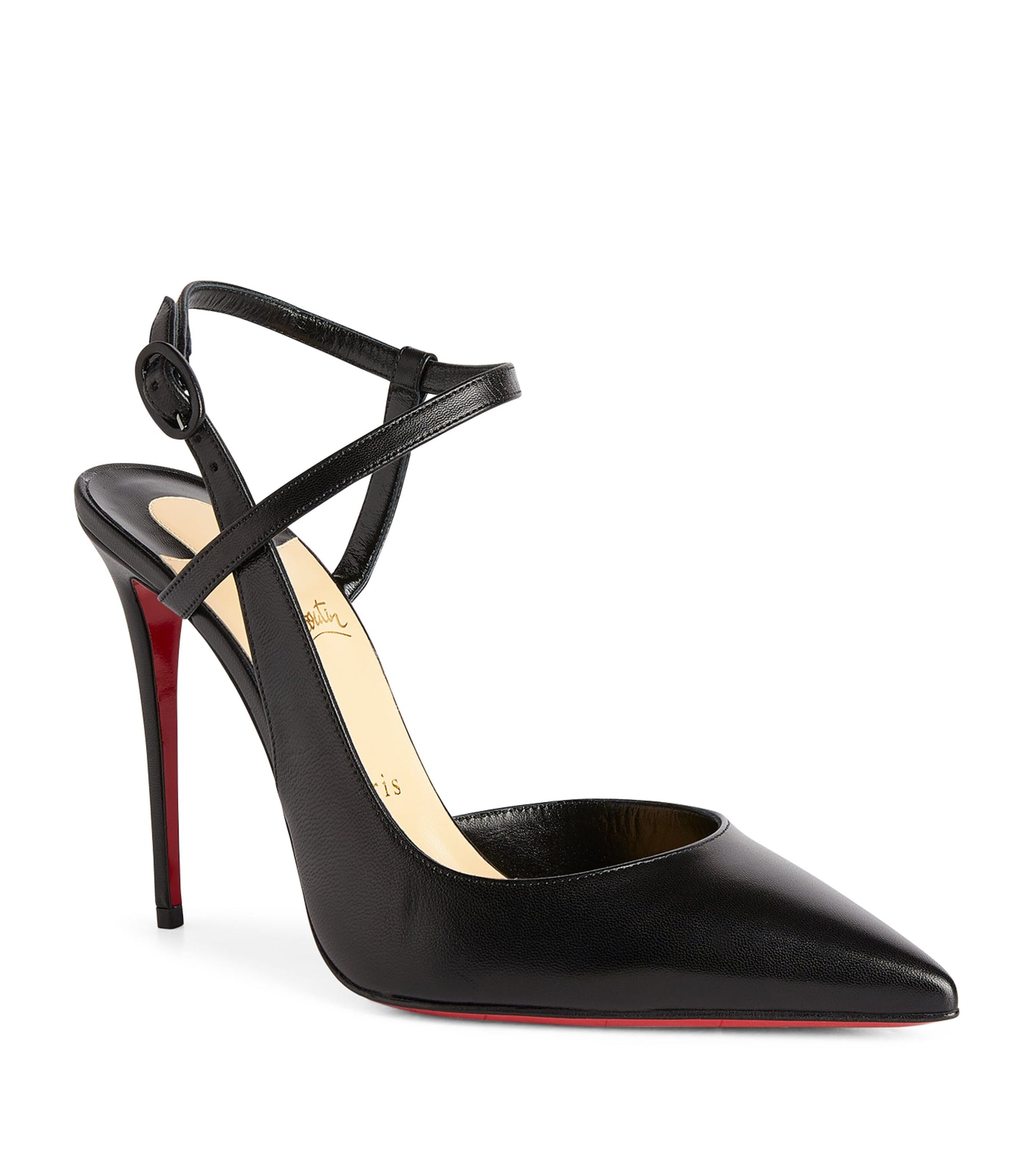 Christian Louboutin Black Jenlove Leather Pumps 100