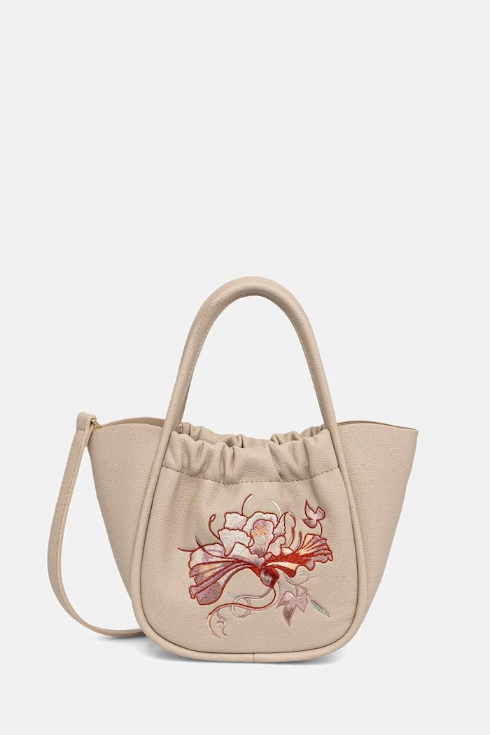 Medicine suni deri crossbody kadın çantası