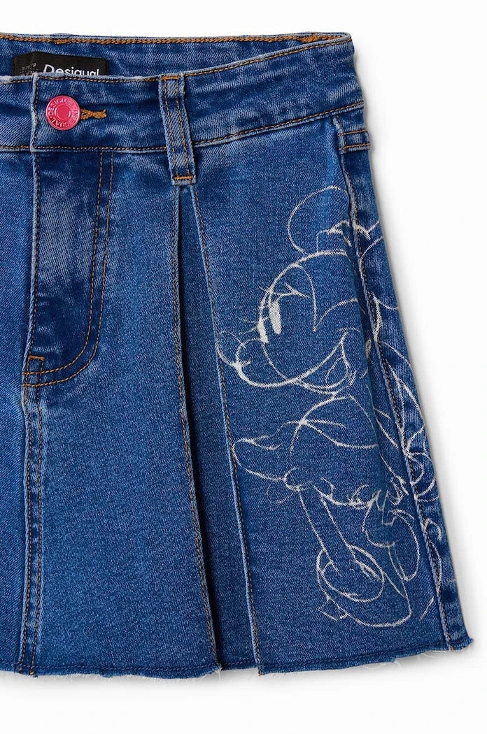 Детска дънкова пола Desigual MINNIE MOUSE
