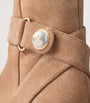 Beige Noor 45 Suede Ankle Boots