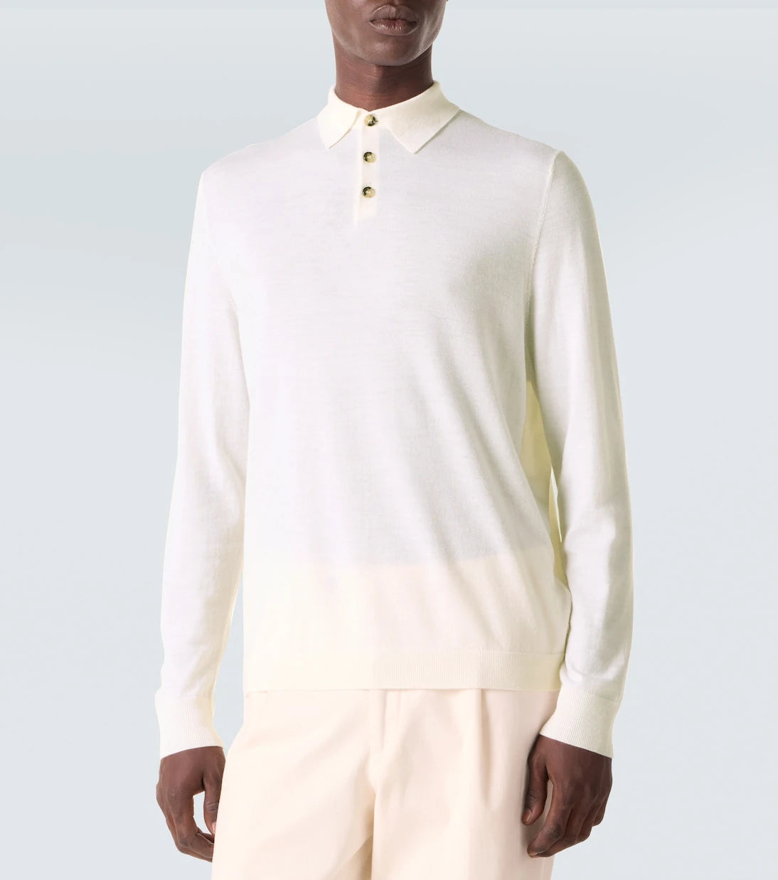 Allude - Virgin wool polo sweater