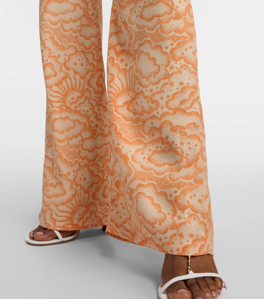 Stella McCartney - Mid-rise silk pants