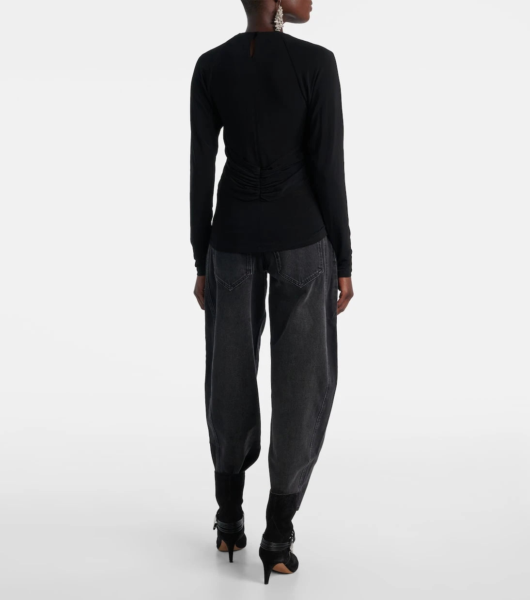 Isabel Marant - Gaetane draped jersey top