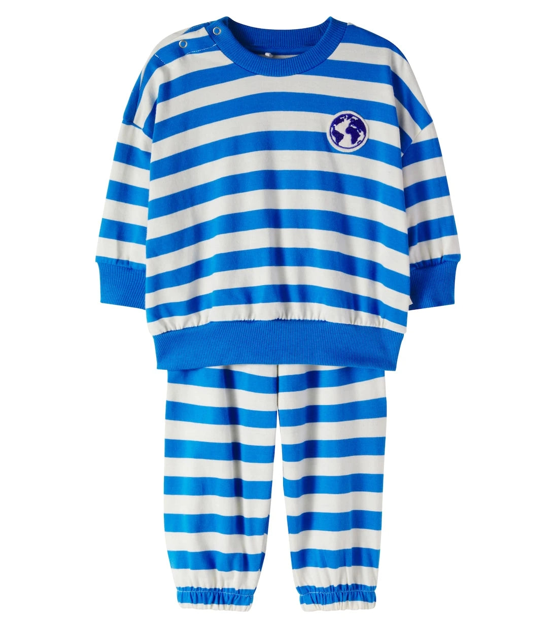 Mini Rodini - Baby cotton sweatshirt and pants set