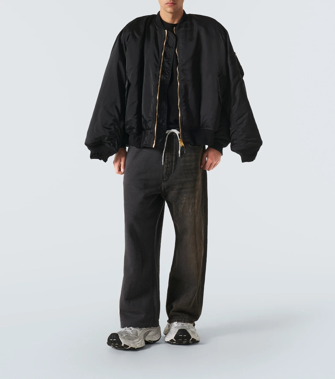 Balenciaga - Mid-rise wide-leg jeans