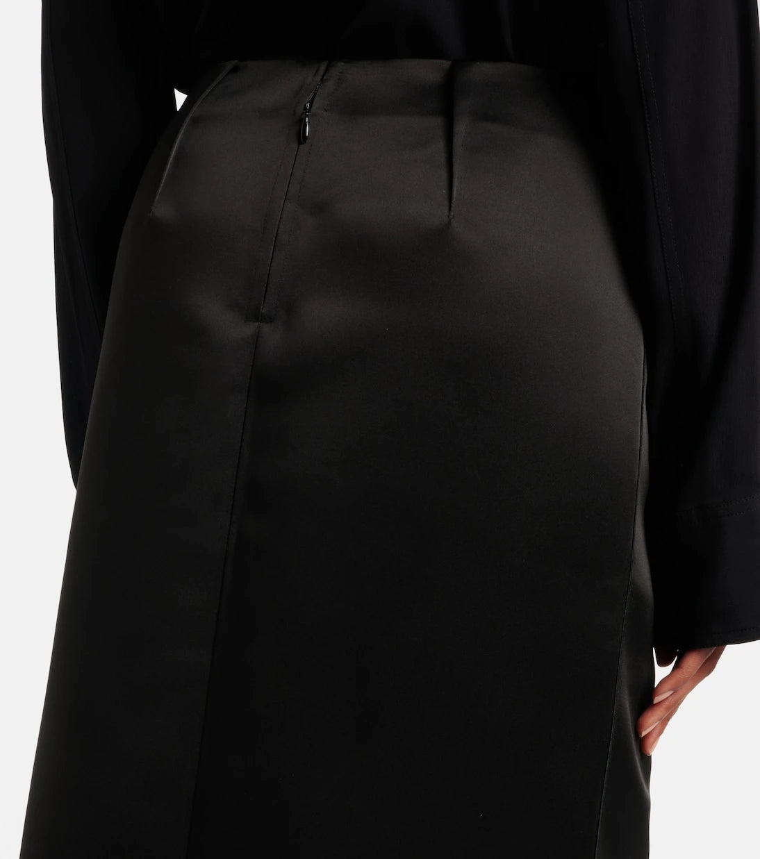 Toteme - Duchess satin pencil skirt